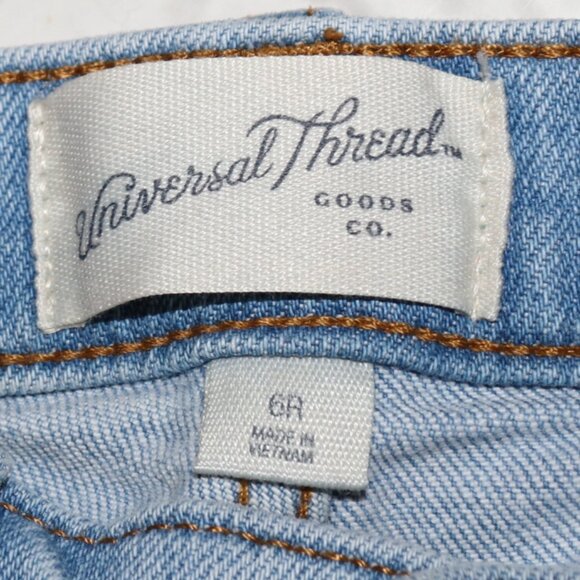 👖✨ Universal Threads Jeans · Size 6R · Mid‑Rise · 80s Slim · Button Fly - Picture 5 of 6